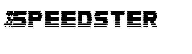 Speedster font preview
