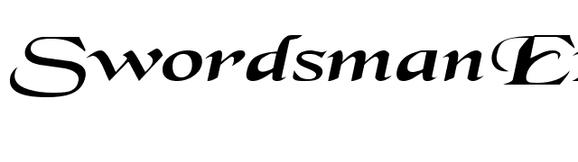 SwordsmanExtended Italic font preview