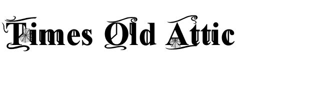 Times Old Attic font preview