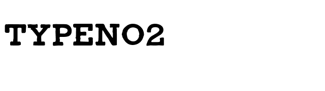 TypeNo2 font preview