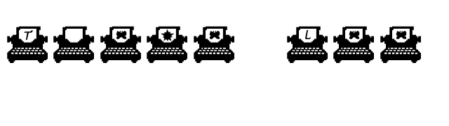 Typewriter Letter font preview