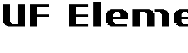 UF Elementar Basica 13.31.3 a font preview