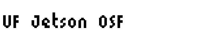 UF Jetson OSF font preview