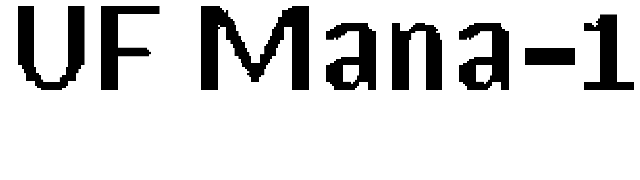 UF Mana-13 Bold font preview