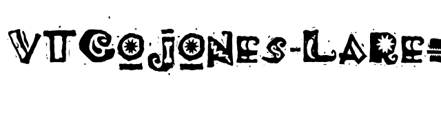 VTCojones-Laredo font preview