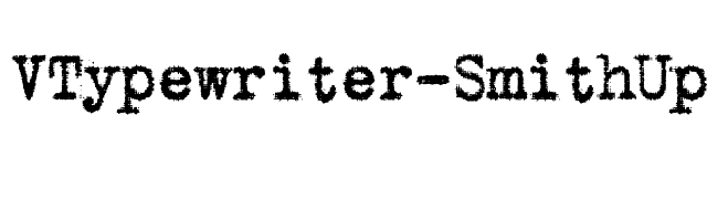 VTypewriter-SmithUpright font preview