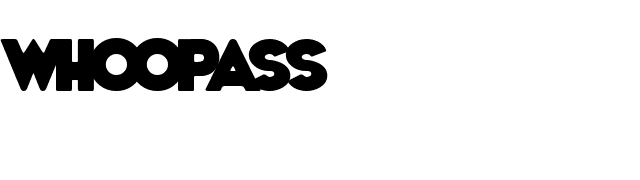 WhoopAss font preview