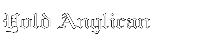 Yold Anglican font preview