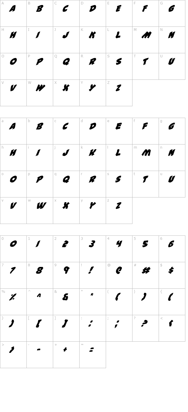-44-font-italic character map