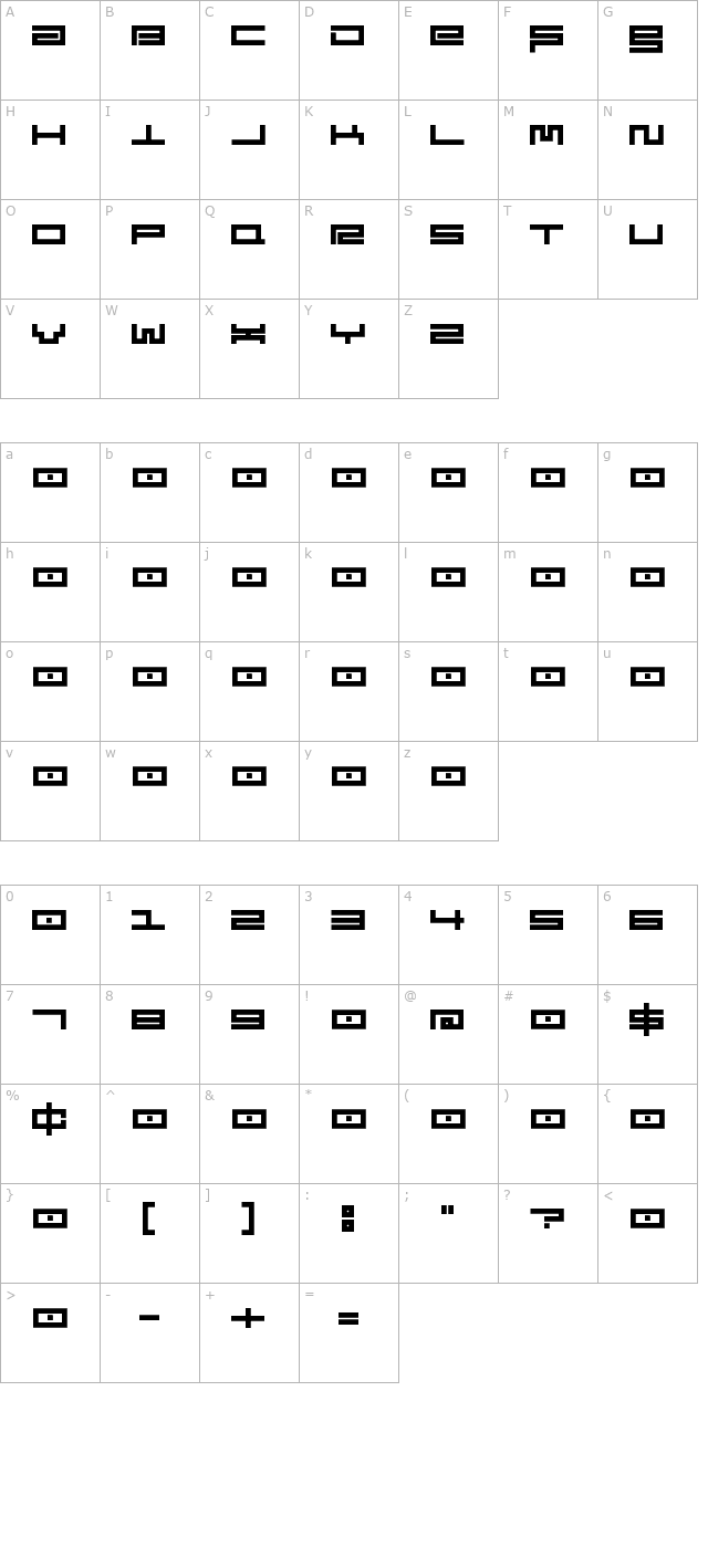 -squarepusherv35- character map