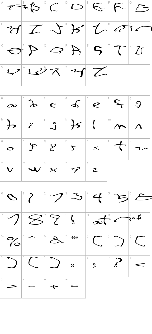 001-stretched-strung-extended character map