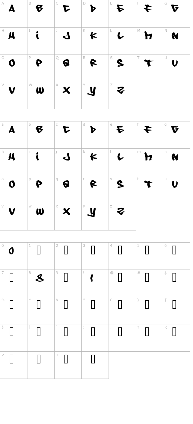 08-underground character map