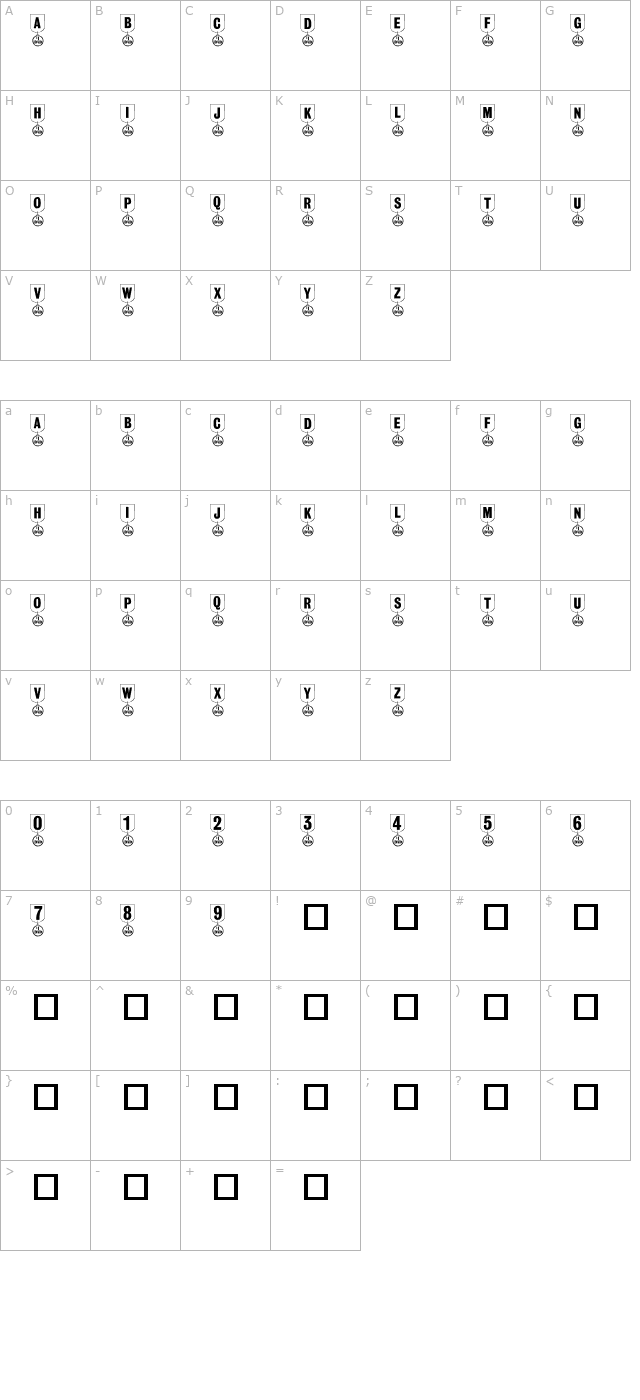 101! #1 Dad character map