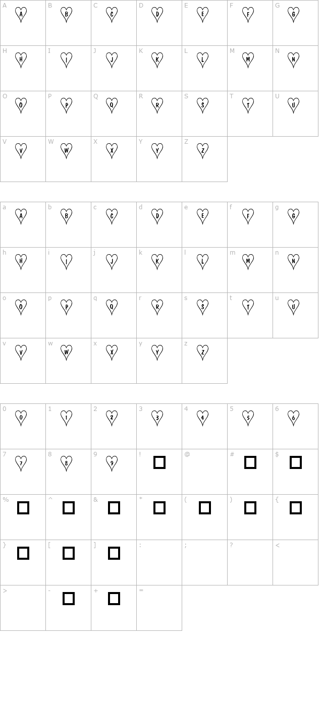 101-poker-face-heartz character map