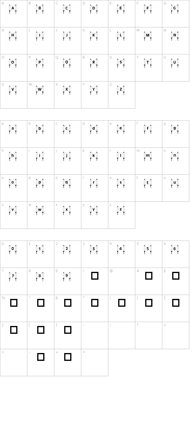 101-torah character map