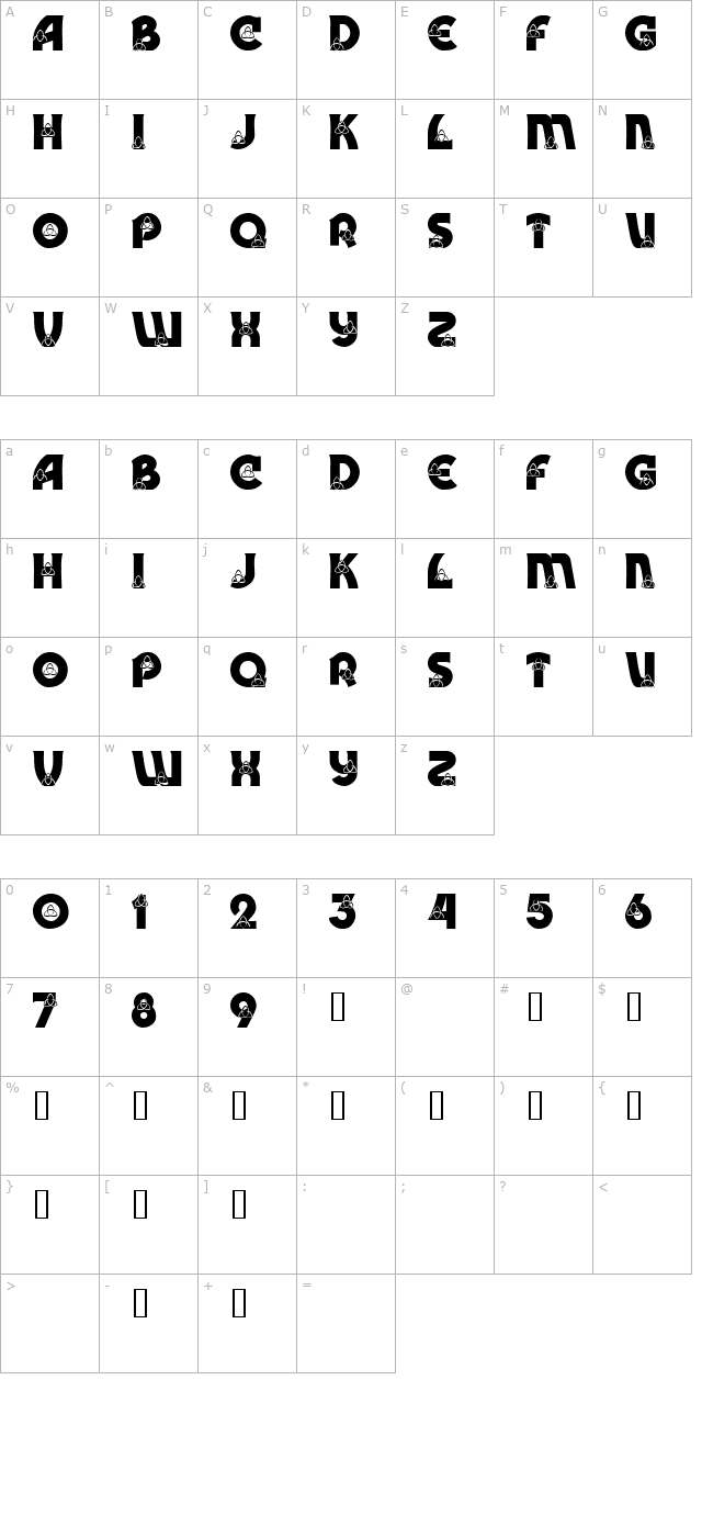 101-trinity-inset character map