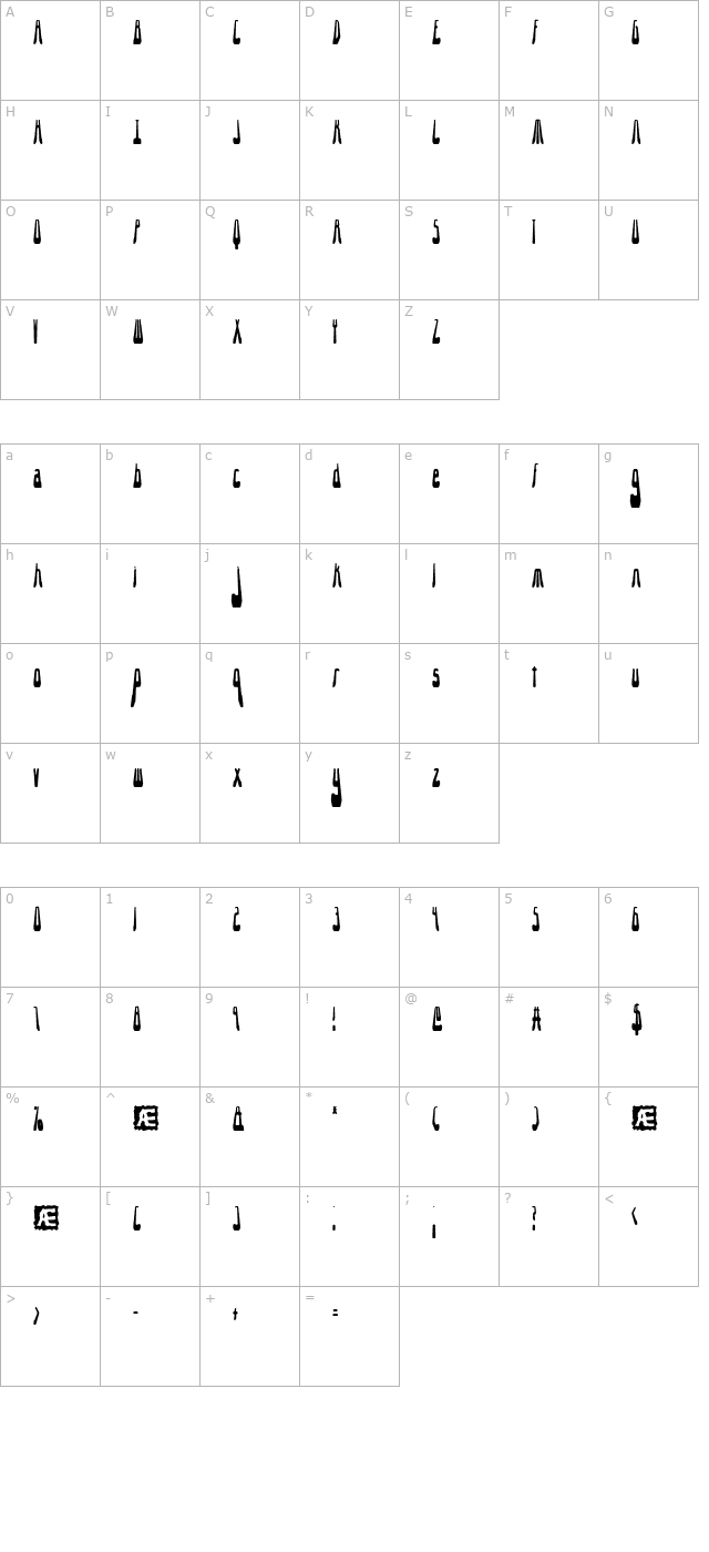 10.15 Saturday Night [R] -BRK- character map