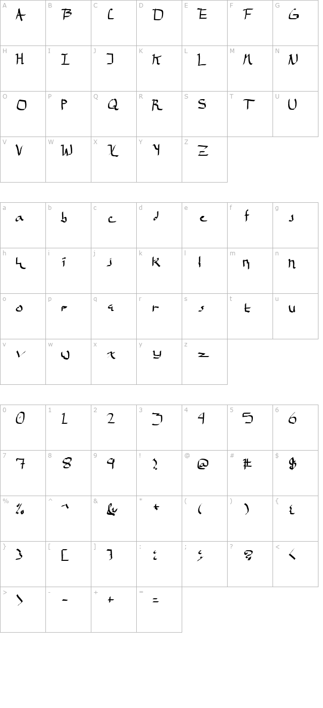 15th Accident character map