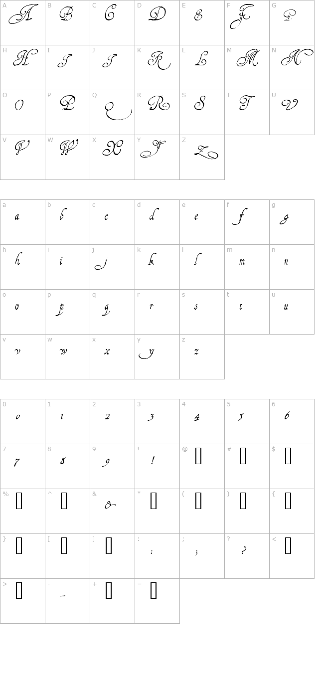 1610-cancellaresca character map