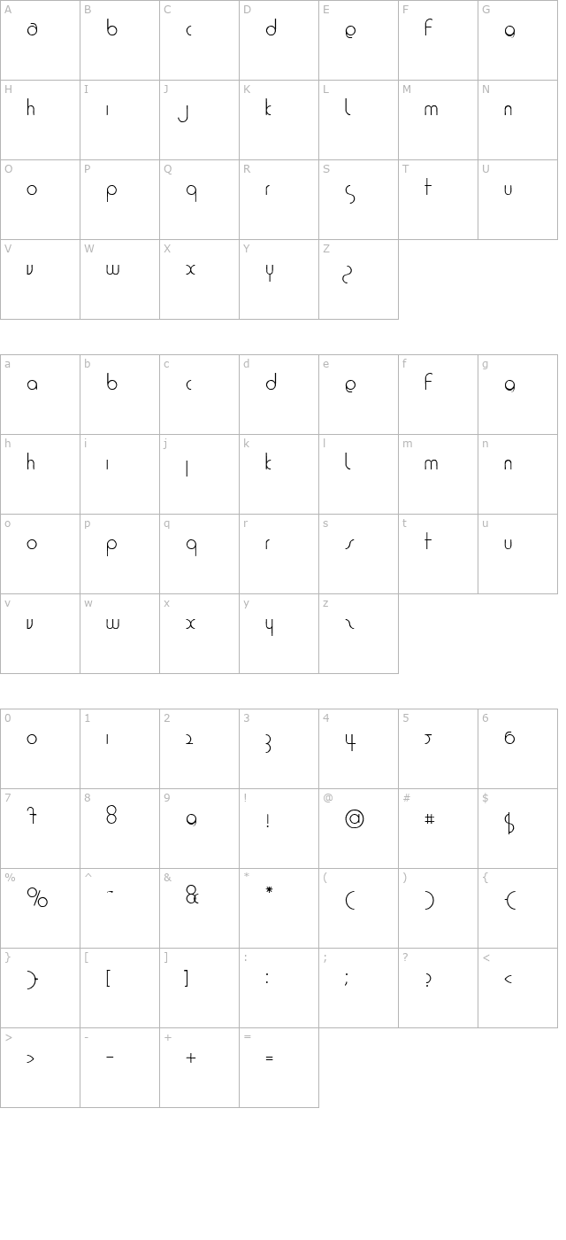 1920 character map