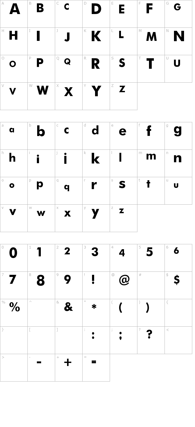 2peas-airplanes character map