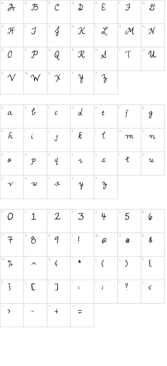 2Peas Angelic character map