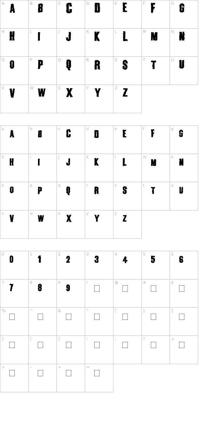 2peas-billboard character map