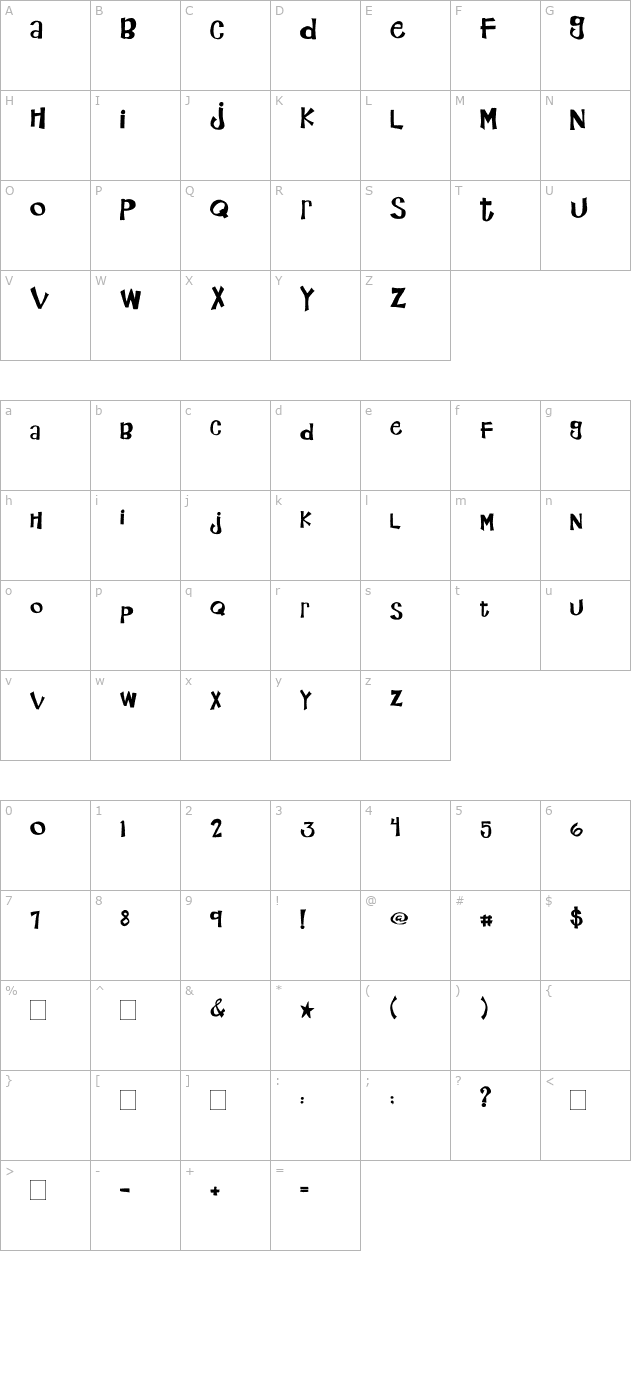 2peas-bleached-blonde character map