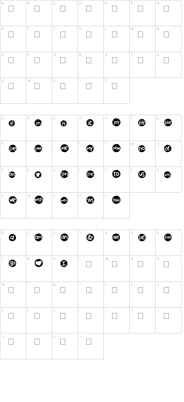 2peas-blocks-circles character map