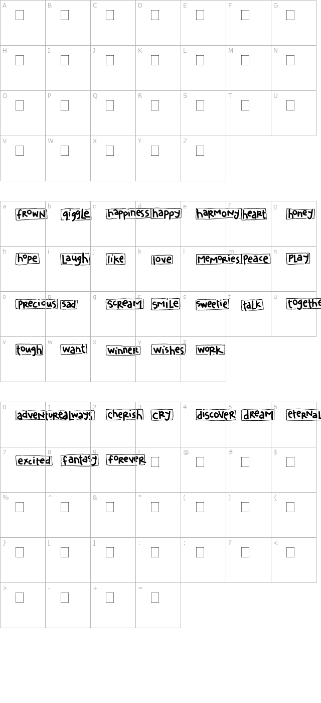 2peas-blocks-emotions character map