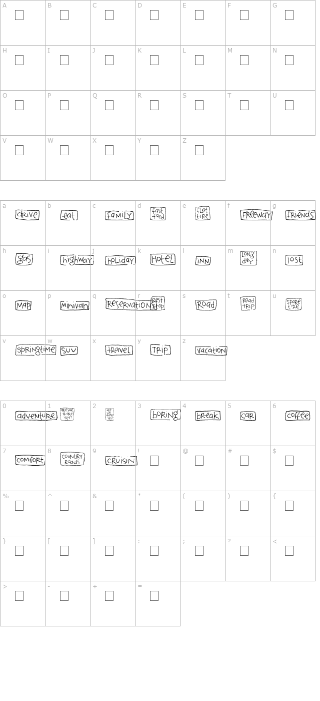 2peas-blocks-road-trip character map