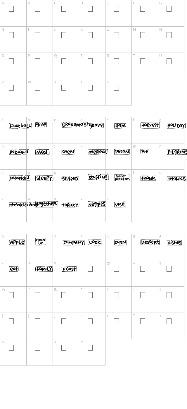 2peas-blocks-thanksgiving character map