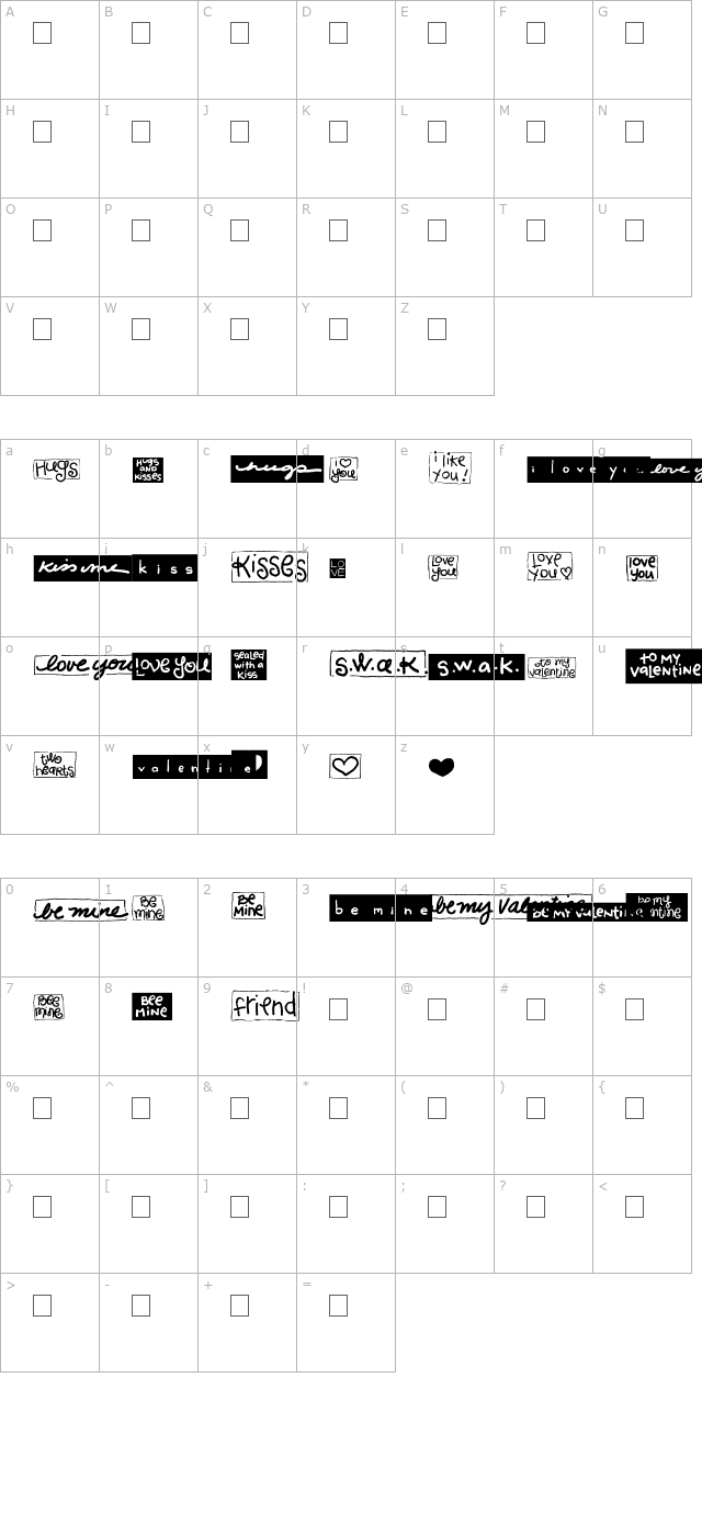 2peas-blocks-valentines character map