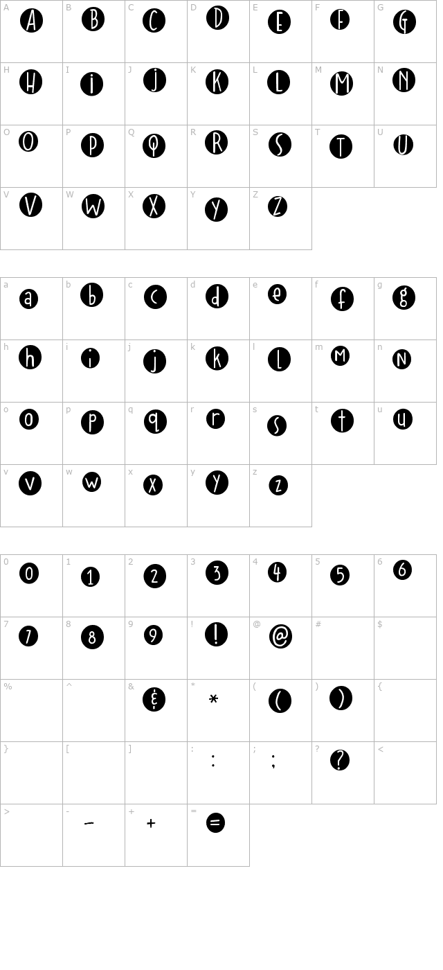 2Peas Crazy Pooch character map