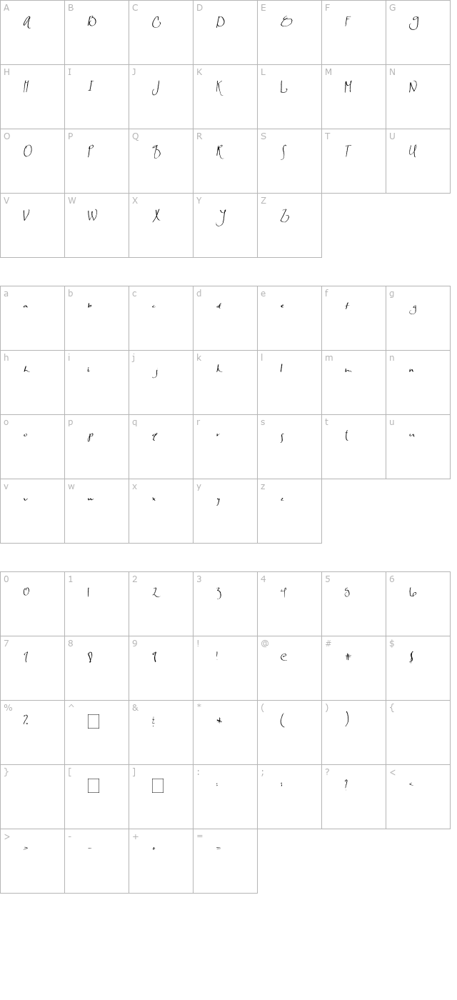 2peas-crumbly-gingersnap character map