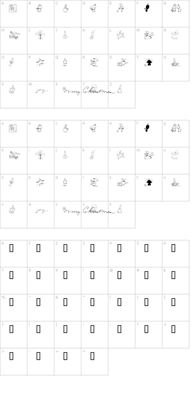 2peas-dw-ho-ho-ho character map