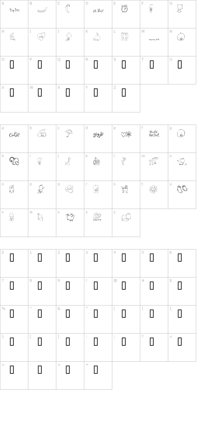 2peas-dw-oh-baby character map