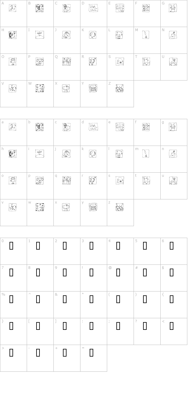 2Peas DW Picture This character map