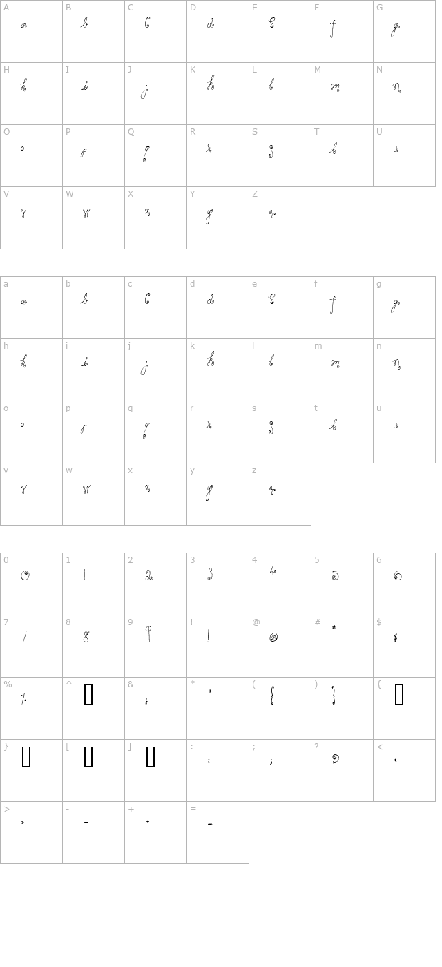 2peas-first-crush character map