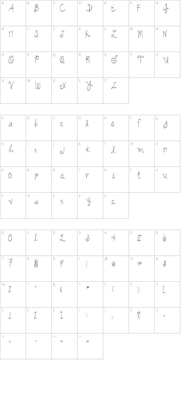 2peas-laughter character map