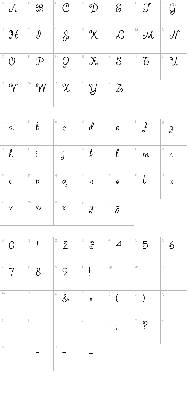 2Peas Mademoiselle character map