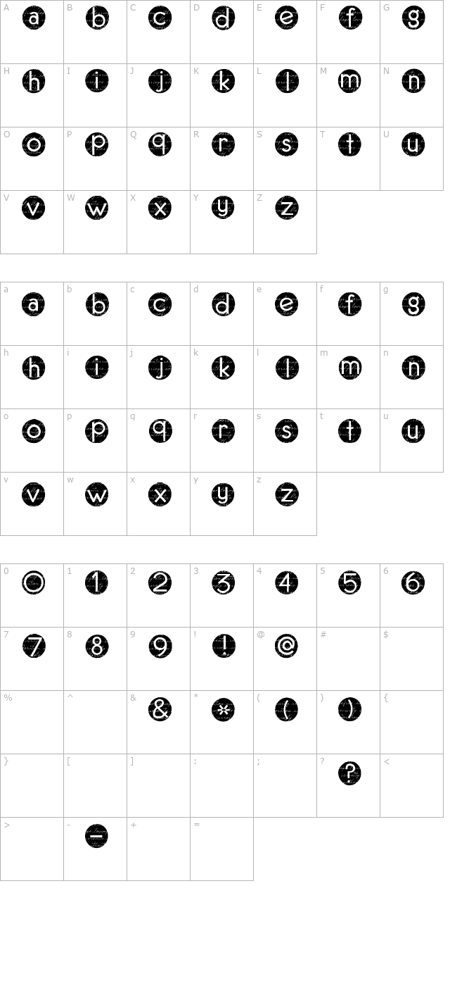 2Peas Ocean Crossing character map