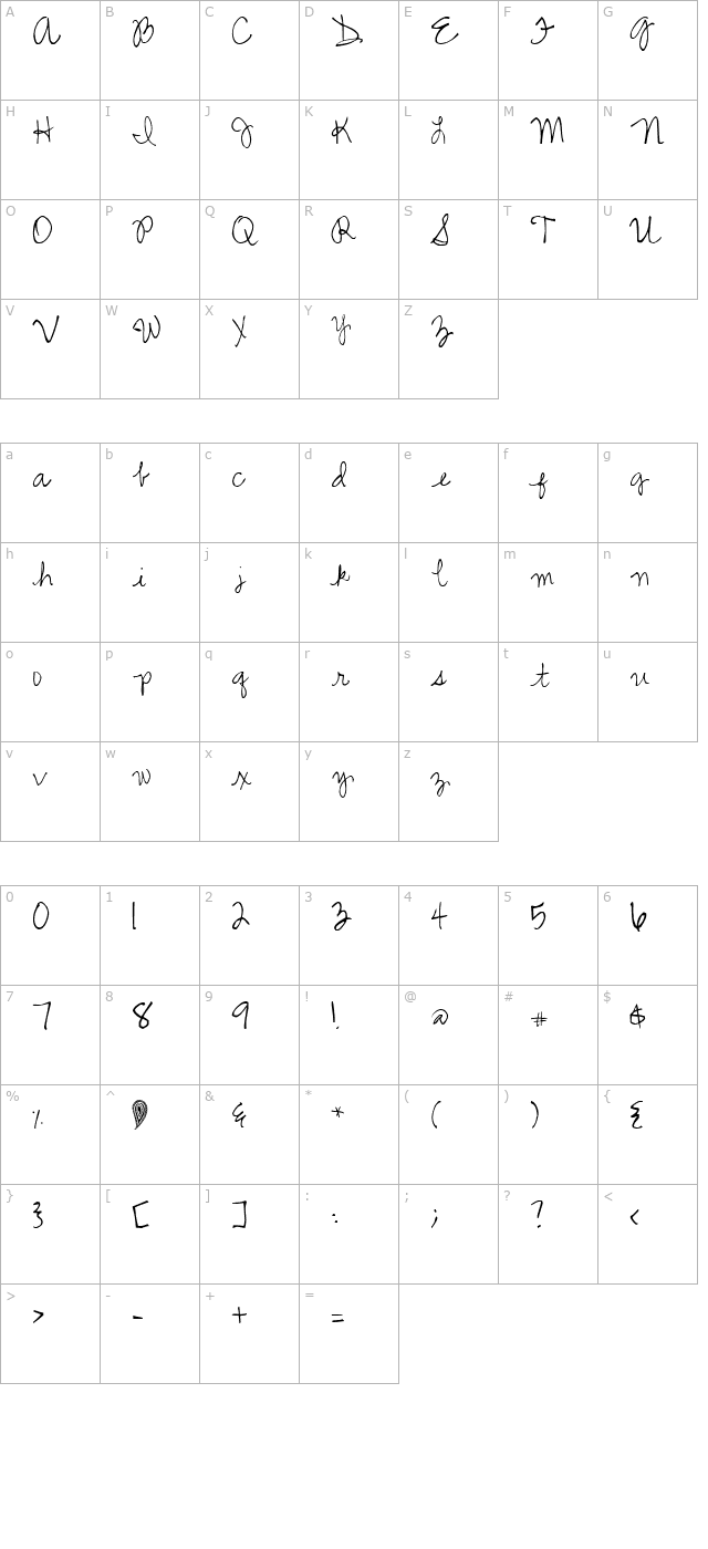 2peas-paisley character map