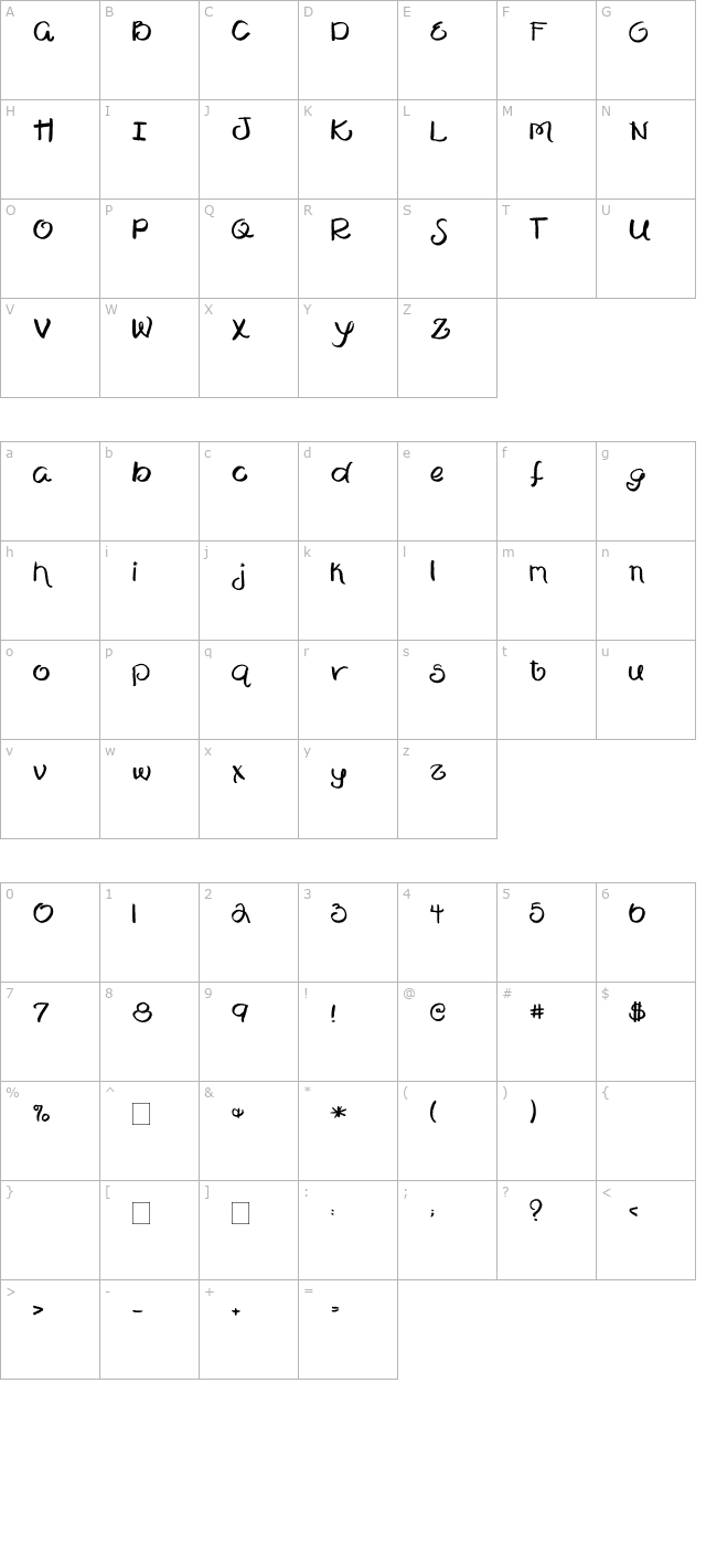 2peas-rocking-horse character map