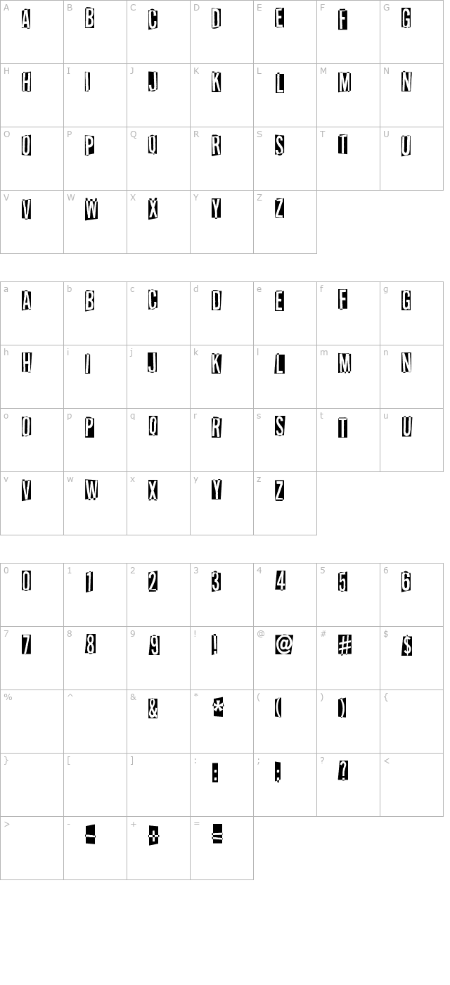 2peas-style-magnet character map