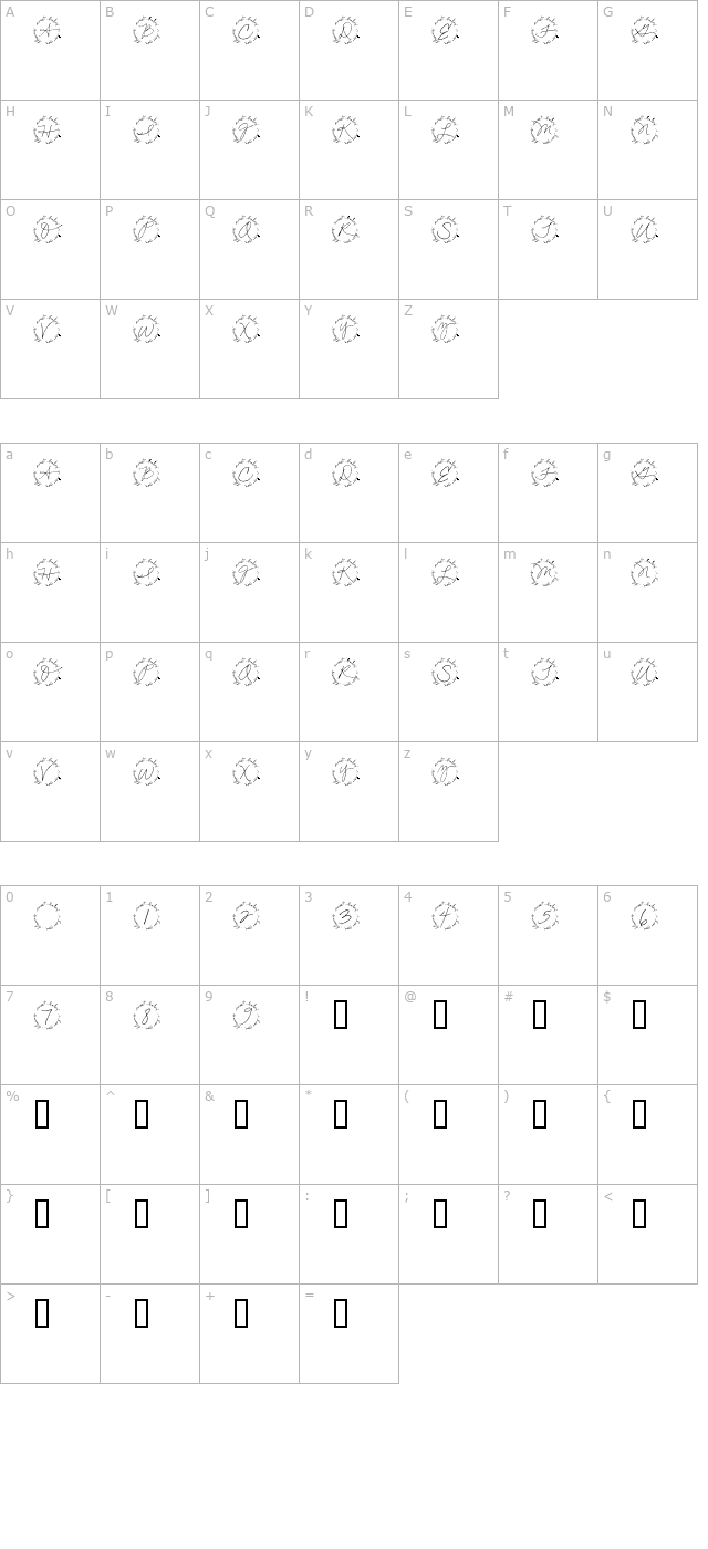 2peas-sweet-baby character map