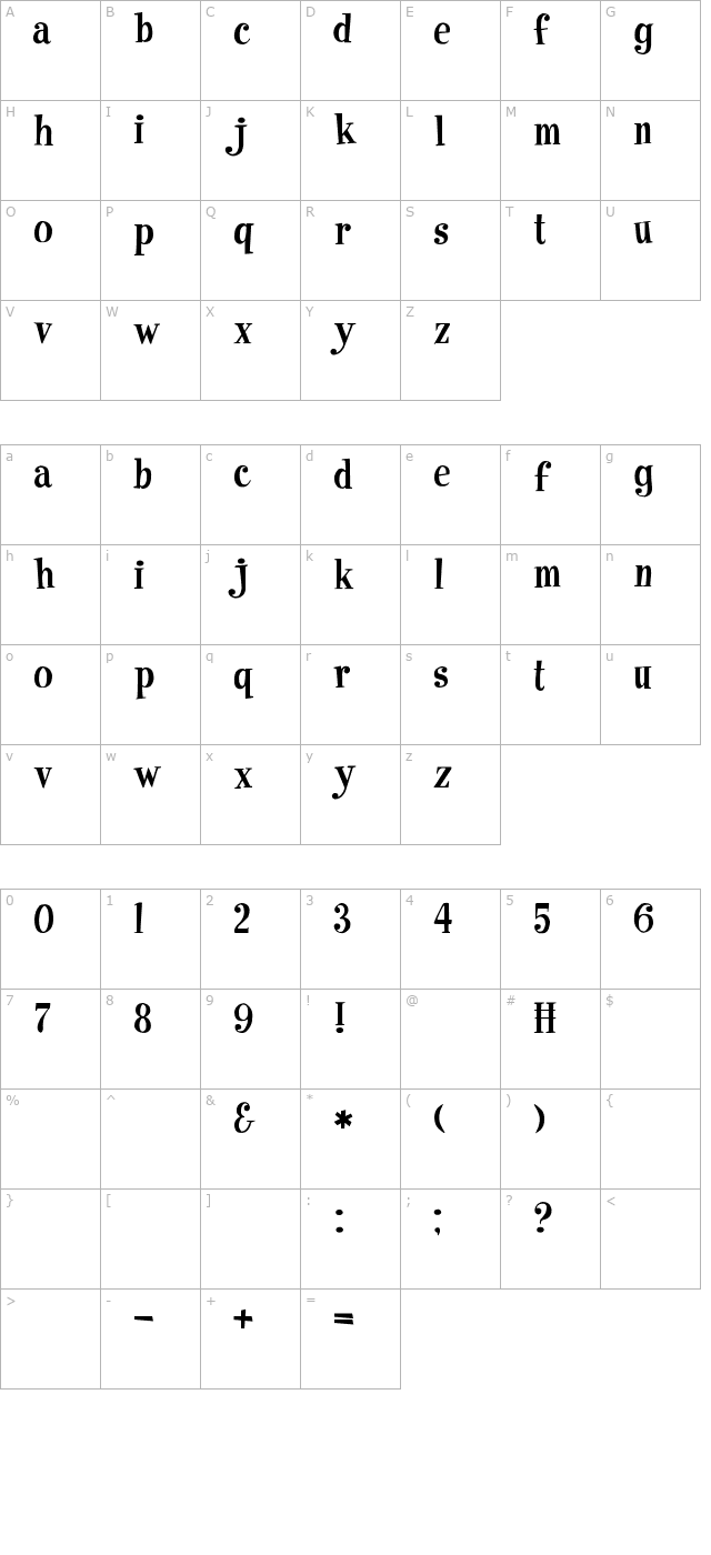 2Peas Tiger Tails character map