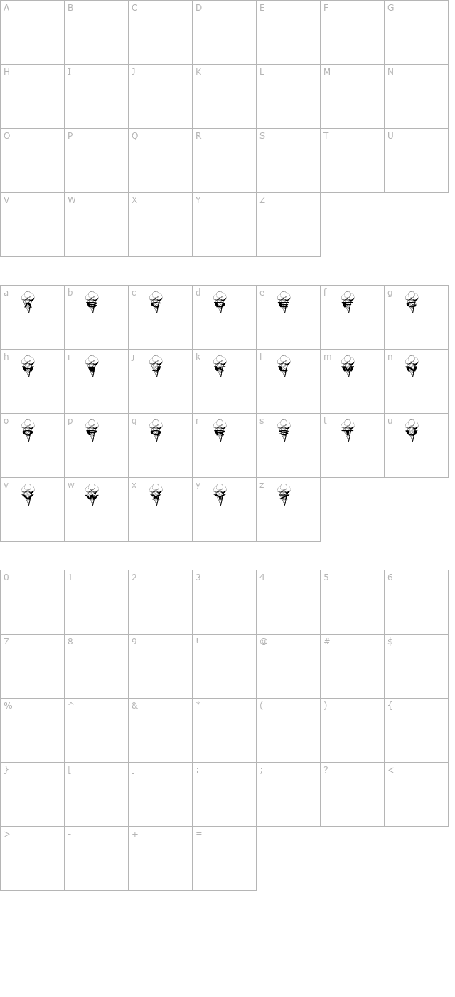 35-c character map