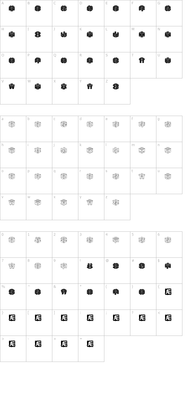 3d-let-brk- character map