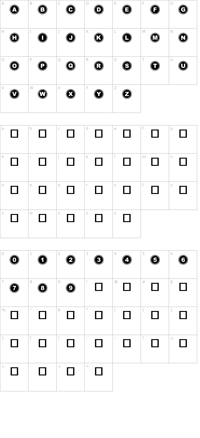 4YEO IN character map